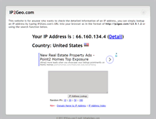 Tablet Screenshot of ip2geo.com